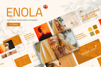 Enola Pitch Deck PowerPoint Template